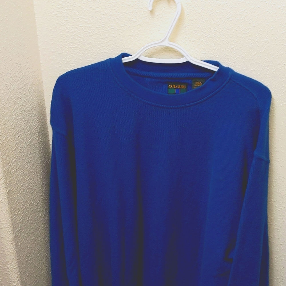 Oversized blue sweater